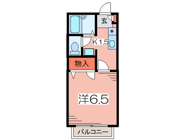 グリーンヒルハイツの物件間取画像